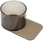 Plastic Cup Holder - Smoke (Slide under) w/Cutouts