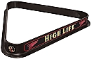 Miller High Life Billiard Ball Triangle Rack