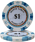 25 Cent Pink Jackpot Coin-Inlaid Poker Chip