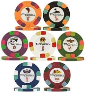 Pharaoh's Club & Casino Paulson Top Hat & Cane Poker Chip