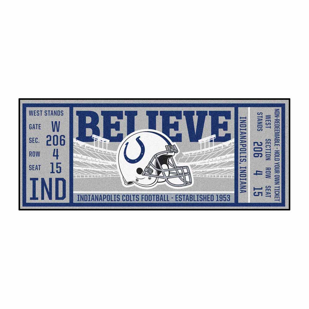 NFL Indianapolis Colts Ticket Runner AmericanGamingSupply